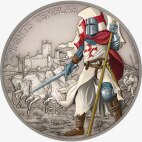 1 oz Warriors Of History - Caballeros Templarios | Plata | 2016