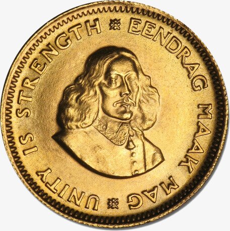 Золотая монета 1 Южноафриканский Ранд 1961-1983 (South African Rand)