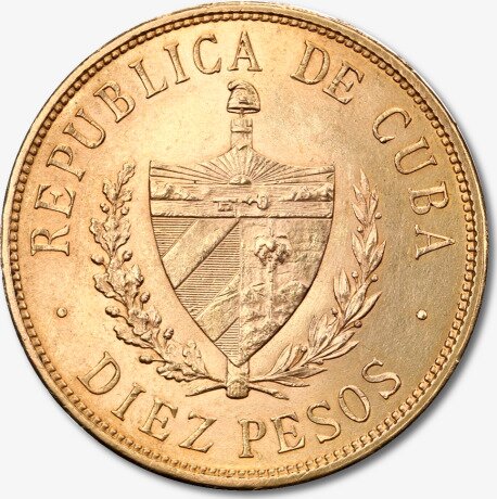 10 Cuban Pesos | Gold | 1902-1916