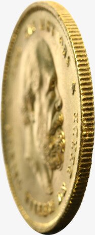 Золотая монета 10 Гульденов Уильяма III 1875-1889Нидерланды (Dutch Guilders Willem III)