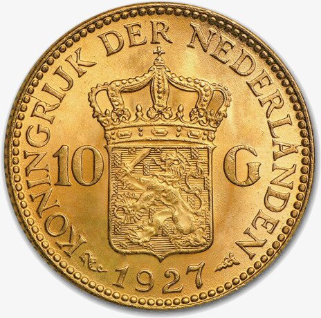 10 Guldenów Holandia Złota Moneta | Mieszane Roczniki