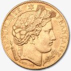 Золотая монета 10 Франков (Franc) Cérès (Церера) 2-я Республика 1848-1852