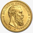 Золотая монета 10 Марок Фридриха III 1888 (Emperor Friedrich III)