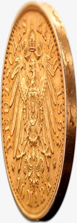 Золотая монета 10 Марок Вольный город Гамбург 1873-1913