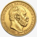 Золотая монета 10 Марок Вильгельма I 1873-1888