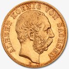 10 Mark Rey Albert I Sajonia | Oro | 1874-1888 y 1891-1902
