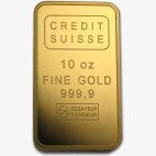 Золотой слиток 10 унций Credit Suisse