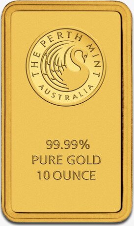 10 Uncji Złota Sztabka | Perth Mint