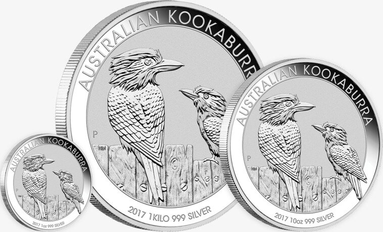 Серебряная монета Кукабарра 10 унций 2017 (Silver Kookaburra)