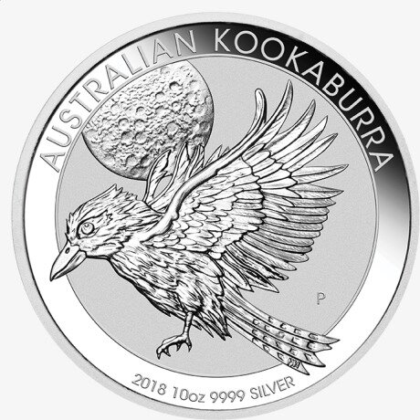 10 Uncji Kookaburra Srebrna Moneta | 2018