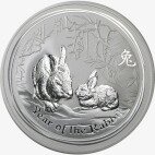 10 oz Lunar II Rabbit | Silver | 2011