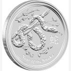 Серебряная монета Лунар II Год Змеи 10 унций 2013 (Lunar II Snake)