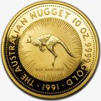 Золотая монета Наггет Кенгуру 10 унций 1991 (Nugget Kangaroo)