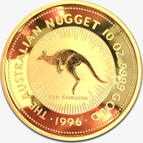 Золотая монета Наггет Кенгуру 10 унций 1996 (Nugget Kangaroo)