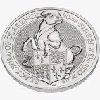 10 oz Queen's Beasts Black Bull Silver Coin (2019)