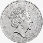 Серебряная монета Звери Королевы Лев 10 унций 2017 (Queen's Beasts Lion)