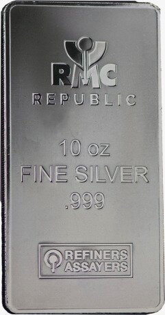 Серебряный слиток Republic Metals 10 унций