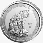 10 oz Silver Grizzly Coin 2017