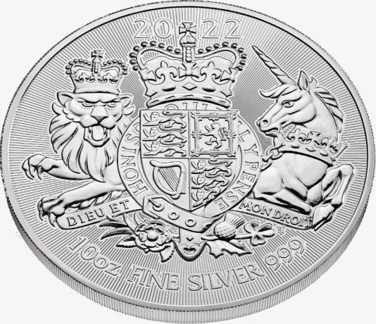 10 oz The Royal Arms Silver Coin | 2022