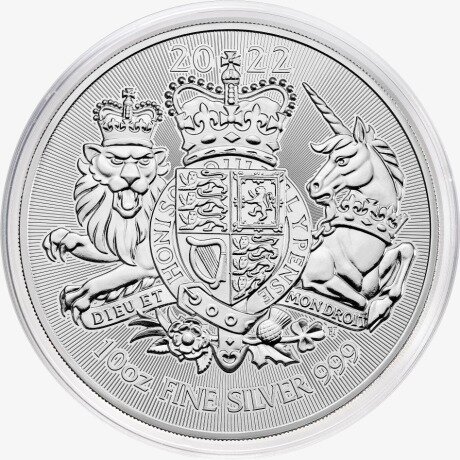10 oz The Royal Arms Silbermünze | 2022
