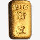 Золотой слиток 10 Толас UBS
