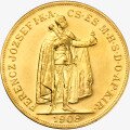 100 Koron Węgierskich Franciszek Józef I Złota Moneta