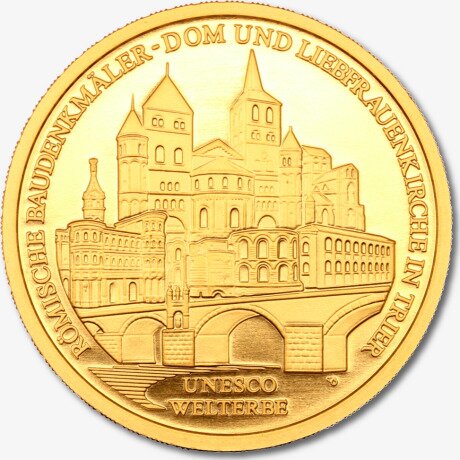 Золотая монета 100 Евро 2009 ЮНЕСКО Город Трир (Trier) A (Берлин)