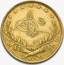 100 Piastras Turcas | Oro | varios años