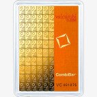 Золотой комби - слиток (combibar) Valcambi 100x1г