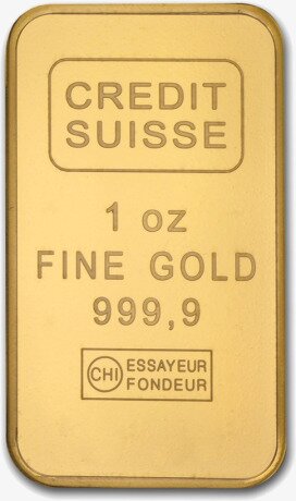 100g Lingote d'Oro | Credit Suisse