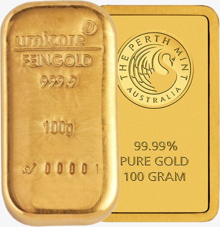 100g Goldbarren | verschiedene Hersteller