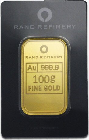 100g Lingote de Oro | Loxodonta Africana | Rand Refinery