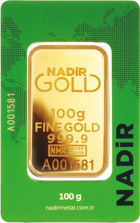Золотой Слиток Nadir Gold 100г