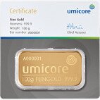 100g Gold Bar | Umicore | Minted