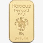 10g Gold Bar | Heraeus