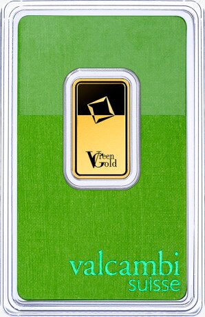 10 gr Lingotto d'oro | Valcambi | Green Gold