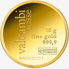 10g Gold Bar | Valcambi | Round Bar