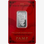 10g PAMP Lunar Legends Azure Dragon Silver Bar | 2024
