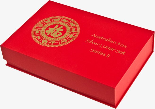 Коробка для Серебряных монет Лунар II 12 x 5 унций (Coins Box)