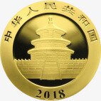 Золотая монета Китайская Панда 15 г 2018 (China Panda)