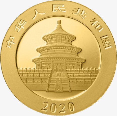 15 gr Panda Cinese | Oro | 2020