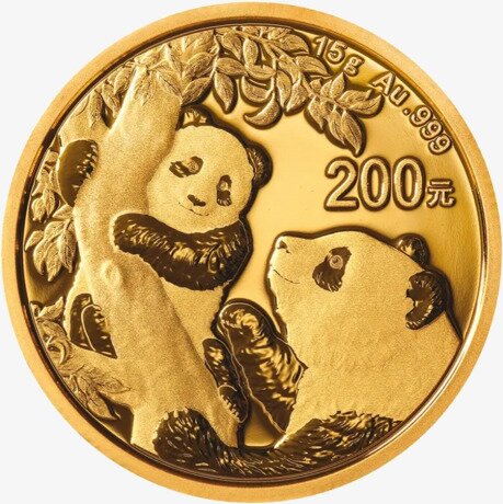 15 gr Panda Cinese | Oro | 2021