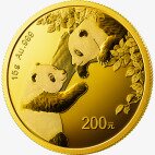 15g China Panda Gold Coin | 2023 | in capsule