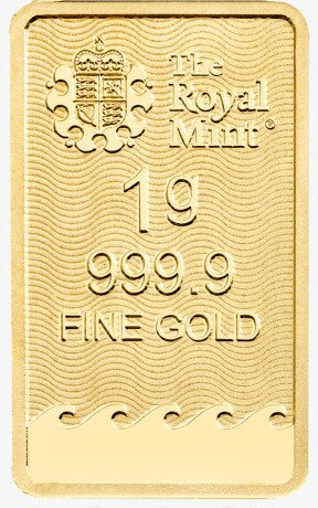1g Britannia Gold Bar | Royal Mint