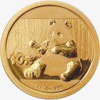 Золотая монета Китайская Панда 1 г 2017 (China Panda)