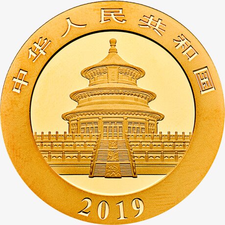 1g China Panda Gold Coin (2019)