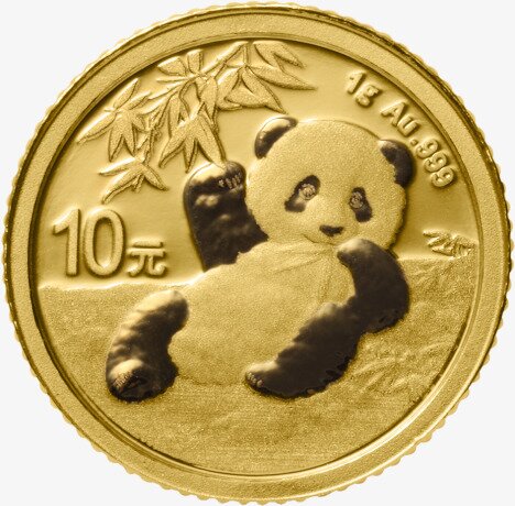 1 gr Panda Cinese | Oro | 2020