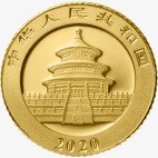 1g China Panda Goldmünze (2020)