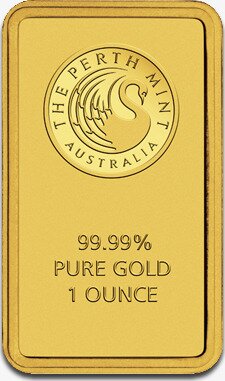 Золотой слиток Пертского монетного двора 1 унция (Perth Mint)