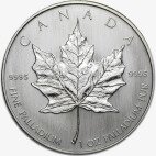 Палладиевая монета Кленовый Лист 1 унция Разных Лет (Palladium Maple Leaf)
